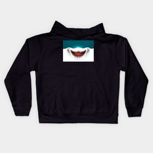 Shark mask omnomnom Kids Hoodie